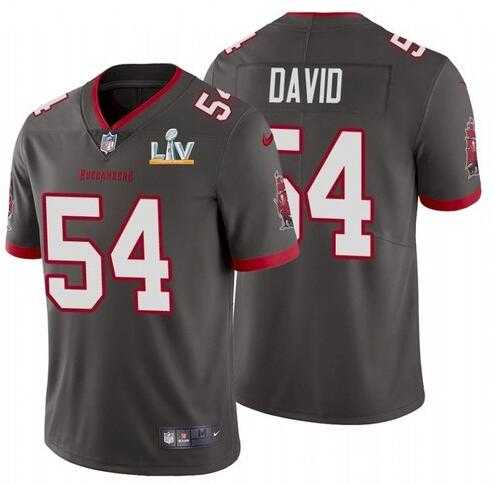 Nike Men & Women & Youth Buccaneers 54 Lavonte David Gray 2021 Super Bowl LV Vapor Untouchable Limited Jersey,We sell and wholesale Nike Men & Women & Youth Buccaneers 54 Lavonte David Gray 2021 Super Bowl LV Vapor Untouchable Limited Jersey on line form chian!